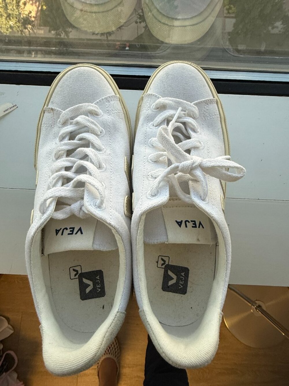 Veja Campo Canvas Sneakers White Cream Women's 8
